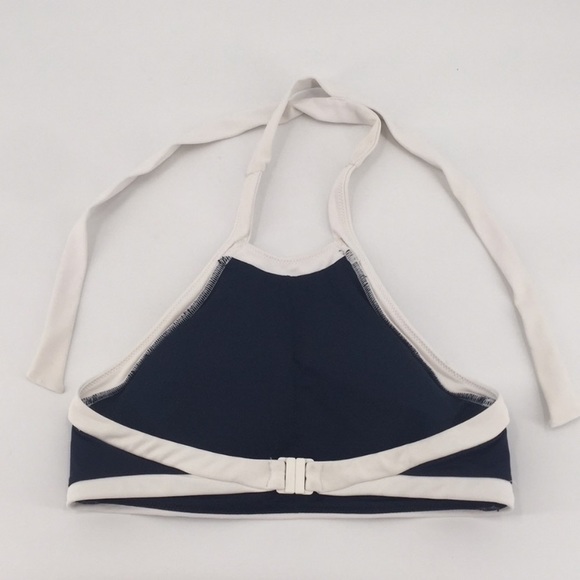 Seafolly Block Party high-neck bikini top. - Picture 3 of 6